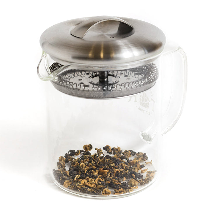 Tea Runners Easy Brew Glass Teapot