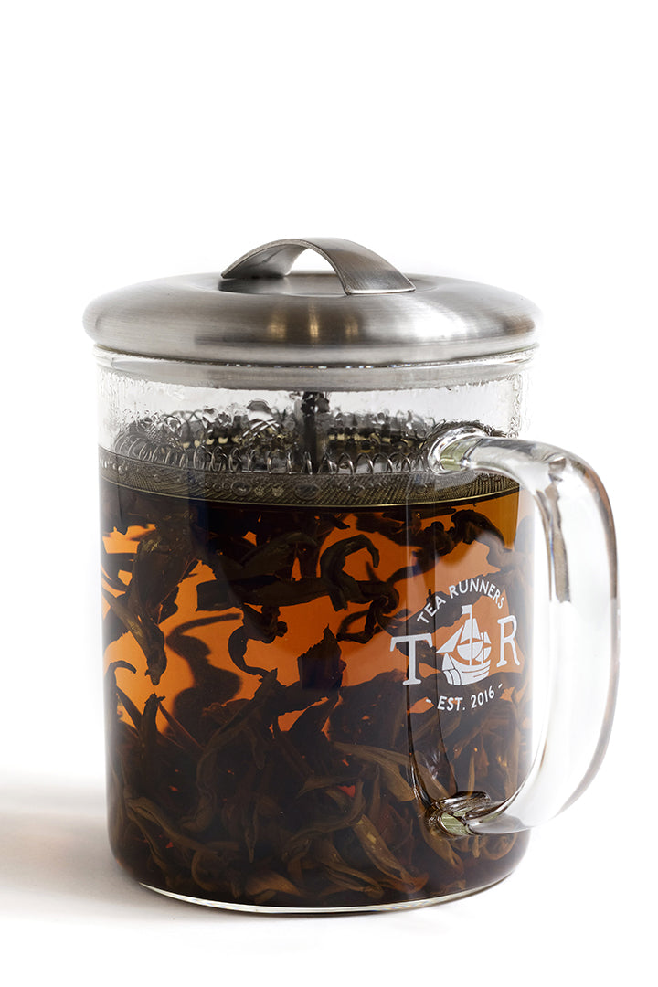 Tea Runners Easy Brew Glass Teapot