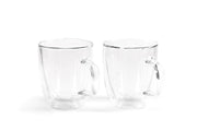 Glass Tea Cups (2 pack)